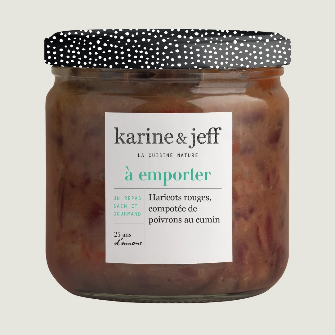 Rote Kidneybohnen - Paprikakompott mit Kreuzkümmel