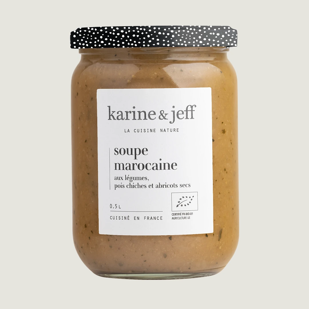 Marokkanische Suppe - Gemüse, Kichererbsen und getrocknete Aprikosen (2)