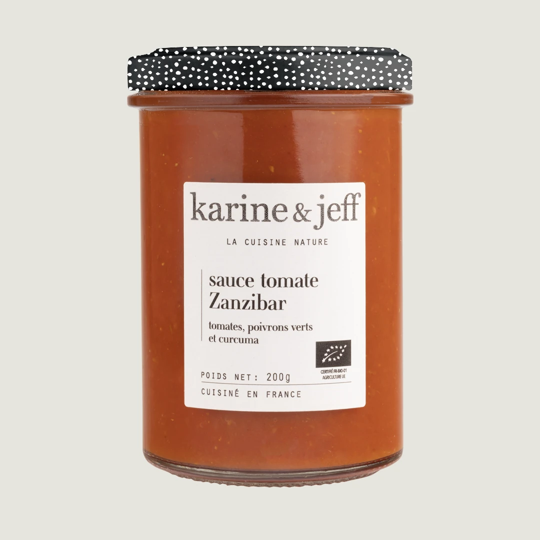 Tomatensauce Zanzibar - Tomaten, grüne Paprika und Kurkuma