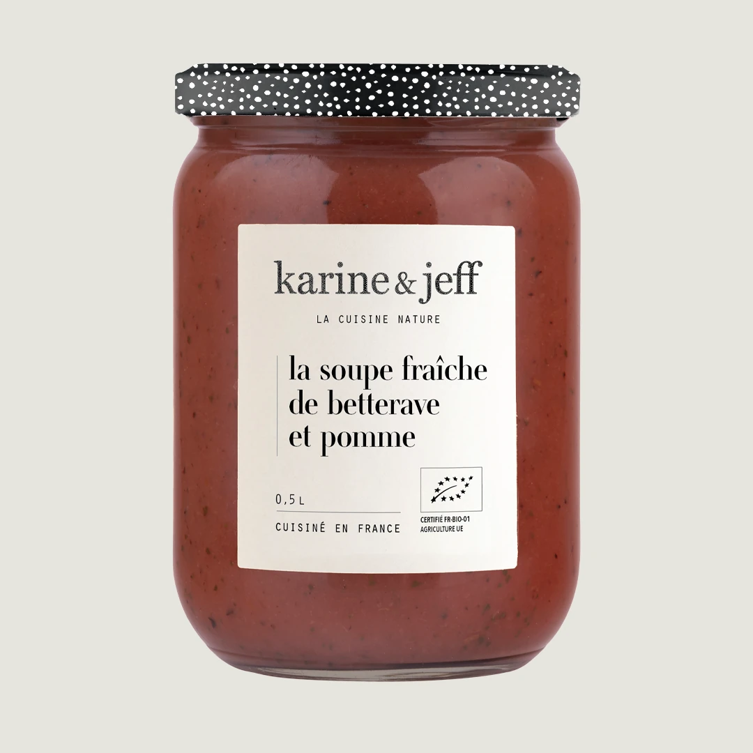 Kalte Suppe aus Roter Bete und Apfel