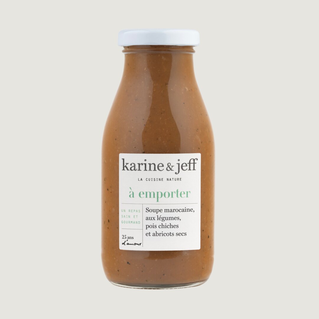 Marokkanische Suppe - Gemüse, Kichererbsen und getrocknete Aprikosen (3)