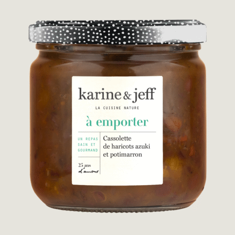 Cassolette de haricots azuki et potimarron