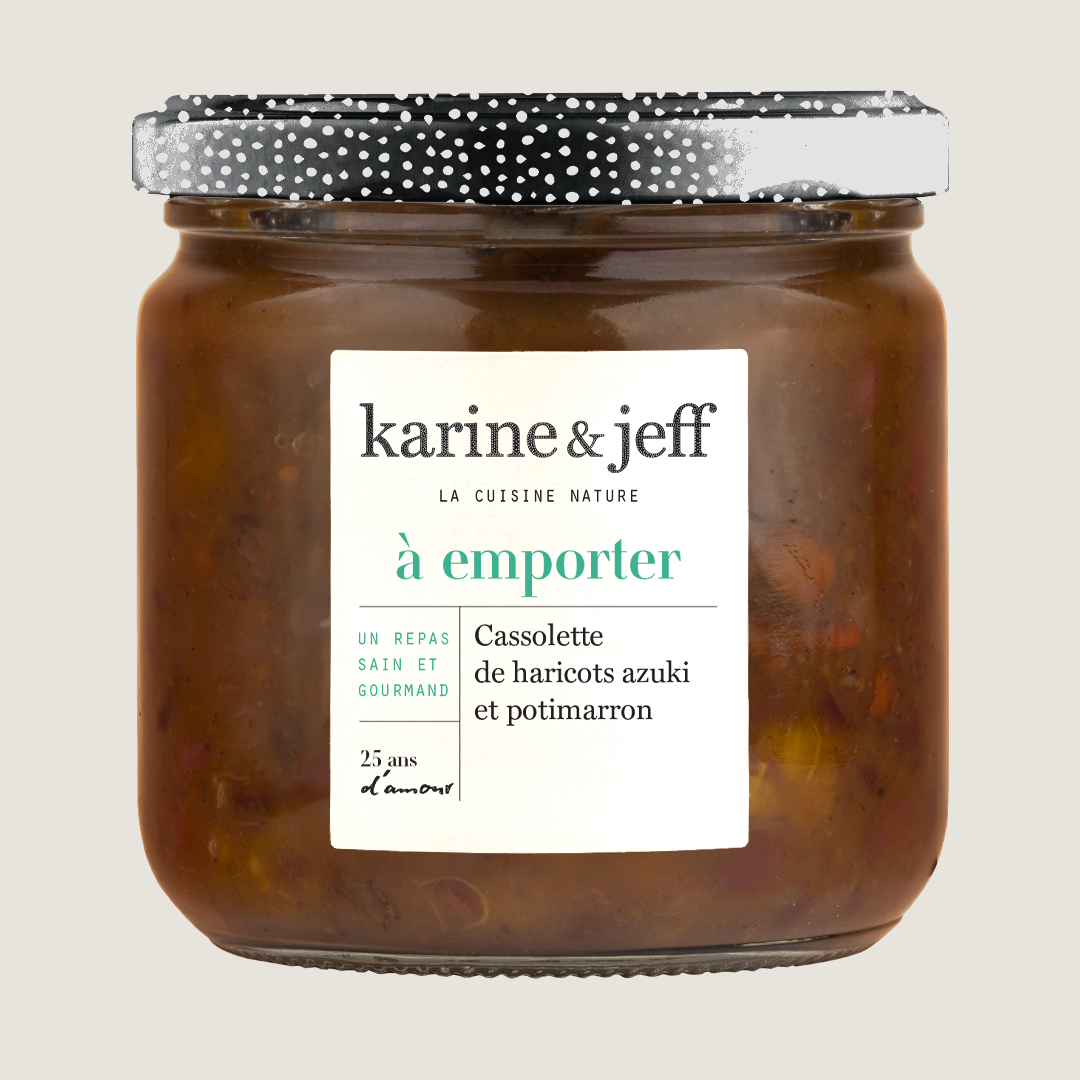 Cassolette de haricots azuki et potimarron