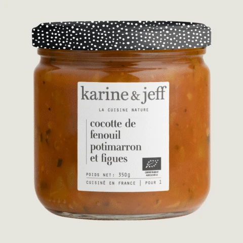 Cocotte de fenouil, potimarron et figues