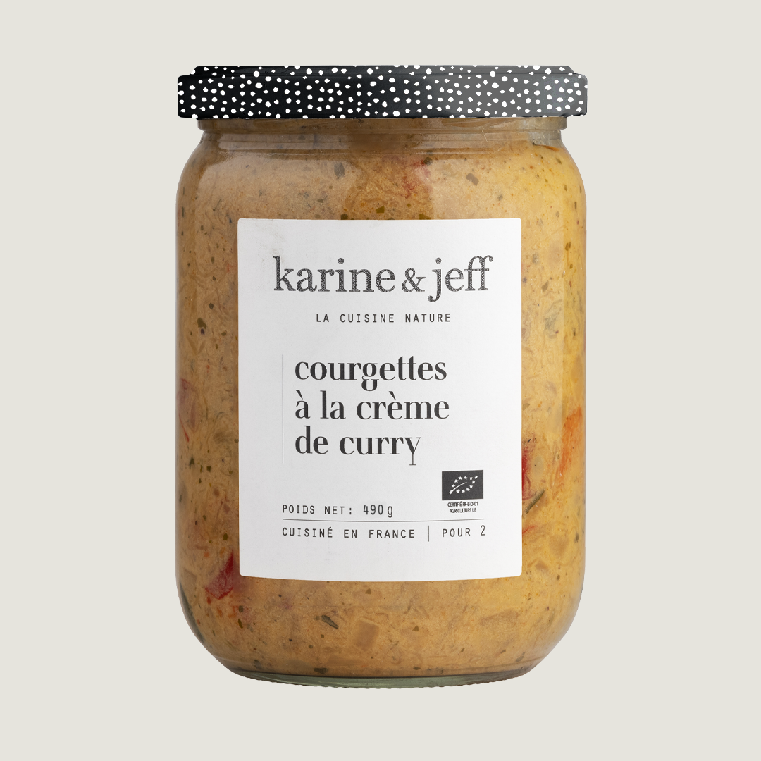 Courgettes à la crème de curry