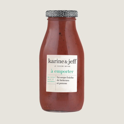 La soupe fraîche de betterave et pomme 1/4L
