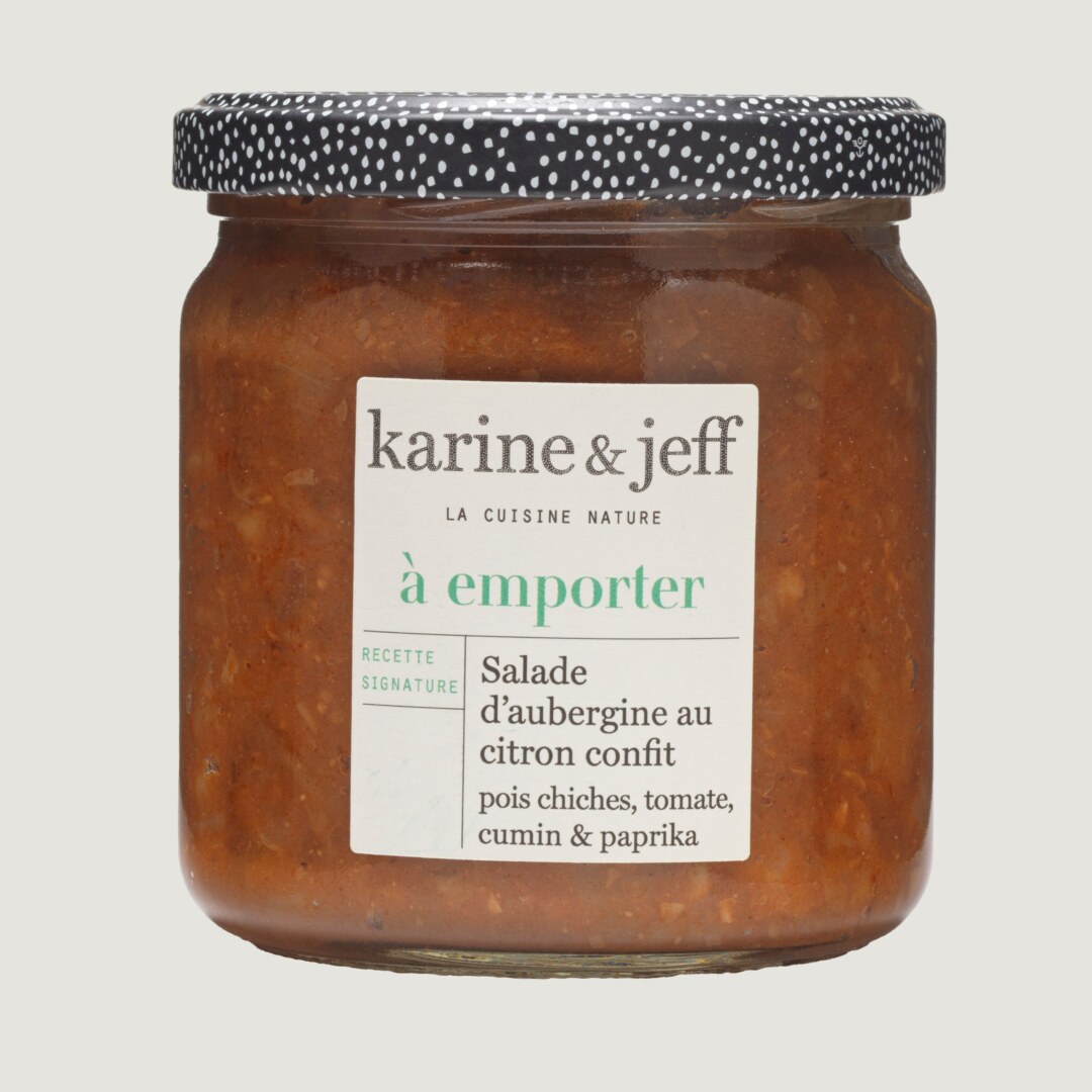 Salade d’aubergine au citron confit