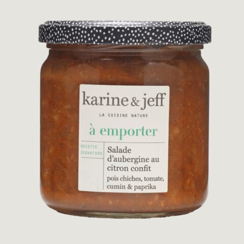 Salade d’aubergine au citron confit