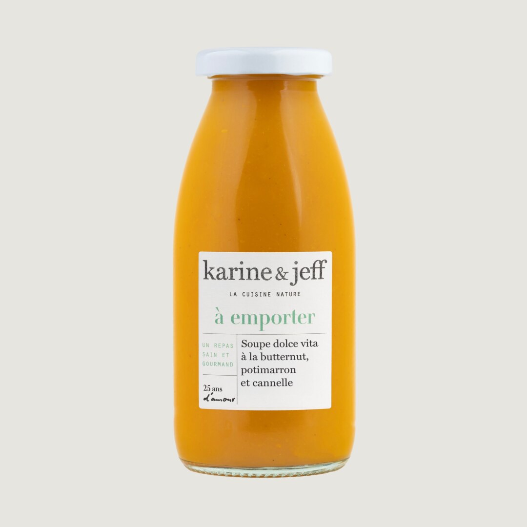 Soupe Dolce Vita - à la butternut, potimarron et cannelle 1/4L